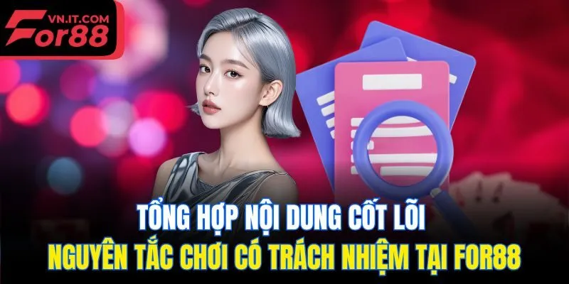 Tổng hợp nội dung cốt lõi nguyên tắc chơi có trách nhiệm tại for88