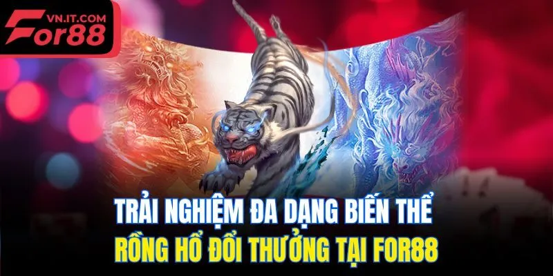 Trải nghiệm đa dạng biến thể rồng hổ đổi thưởng tại for88