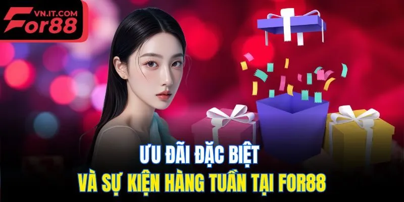 Ưu đãi đặc biệt và sự kiện hàng tuần tại For88
